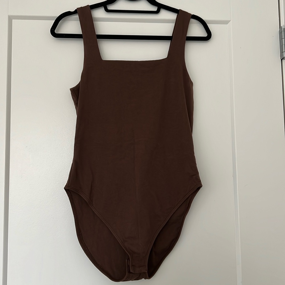 Brown bodysuit